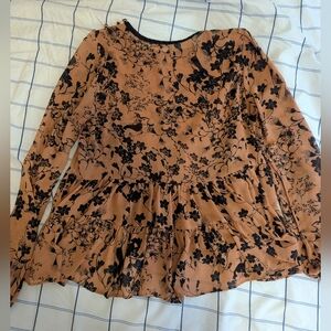 Urban Outfitters smocked blouse
